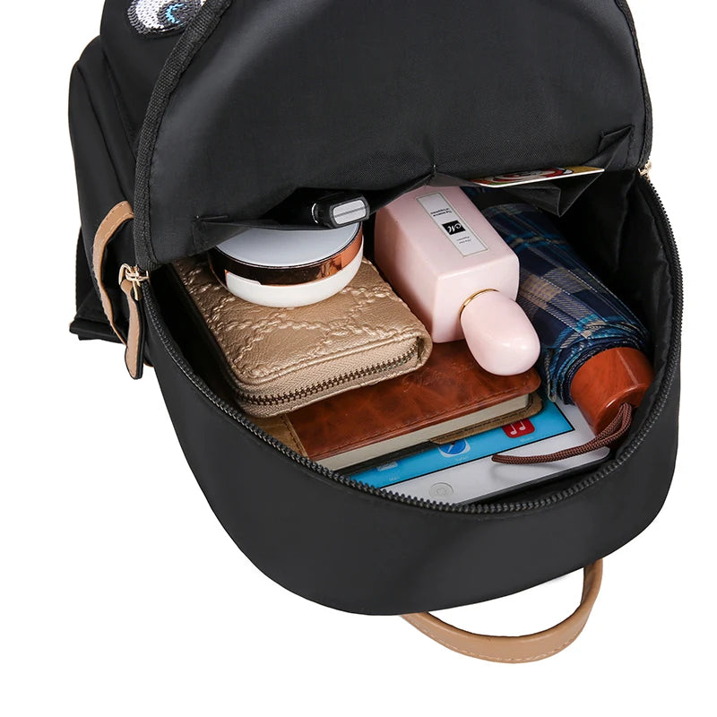 Large Capacity Backpack Waterproof Anti Theft Oxford Cloth Backpack