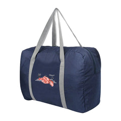Large Capacity Duffle Bag Folding Travel Bags Luggage Hand Printed