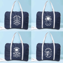 Skull Printed Duffle Bag Luggage for Men and Women