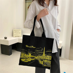 Large Canvas Shoulder Bag Women's Handbag Tote Beach Bag