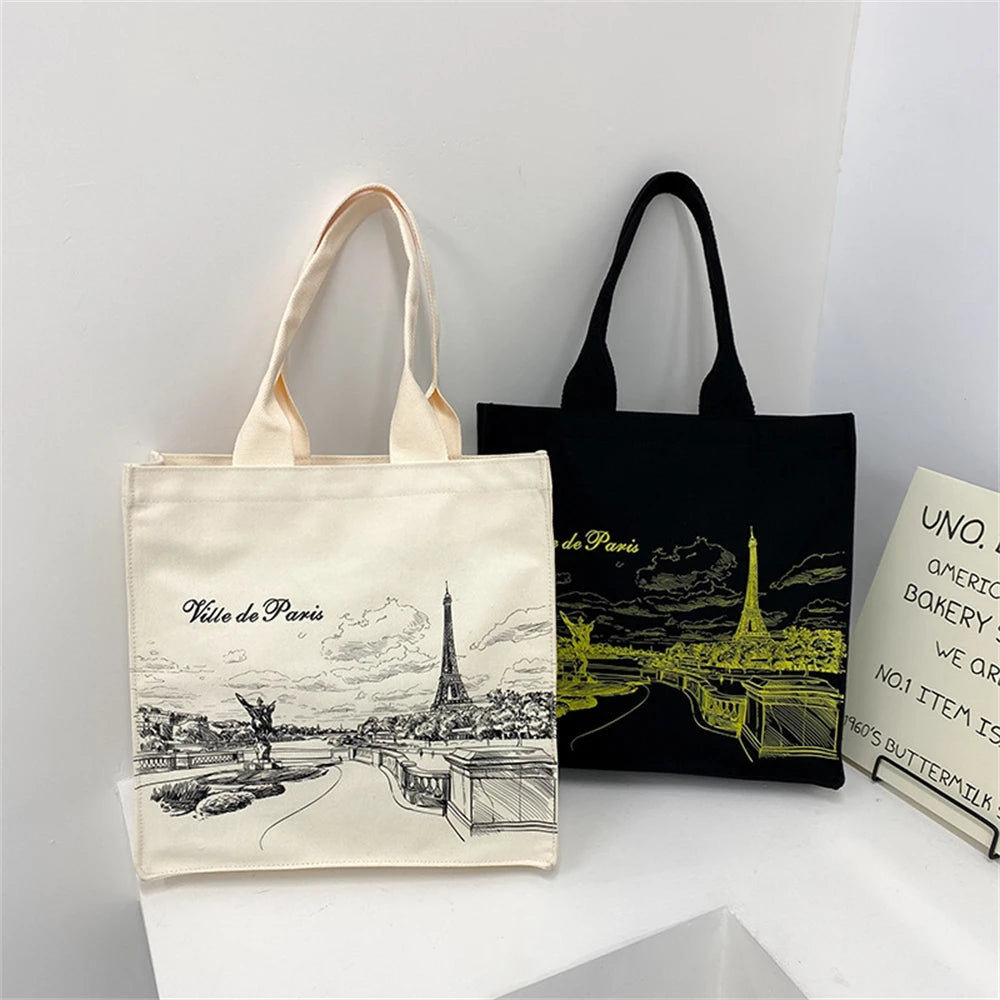 Large Canvas Shoulder Bag Women's Handbag Tote Beach Bag