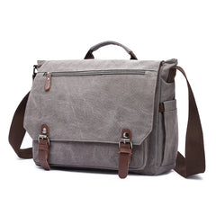 Large Capacity Vintage Canvas Briefcase Men Messenger Bags