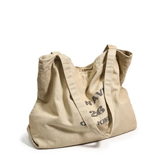 Canvas Women Bags Large Capacity Reusable Shopping Bag Retro Handbags