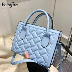 Lingge Clutch Bags High Handbags Leather Duffle Bag