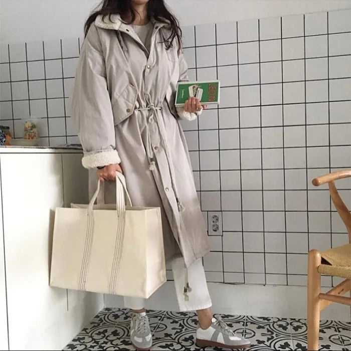 Canvas Bag Large Size Shopping Handbag Tote Shoulder Lady Women Casual