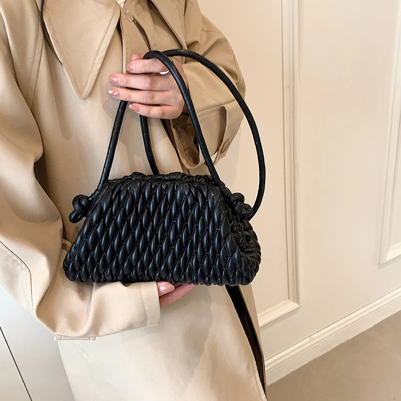 Embroidered Thread Messenger Bag for Women