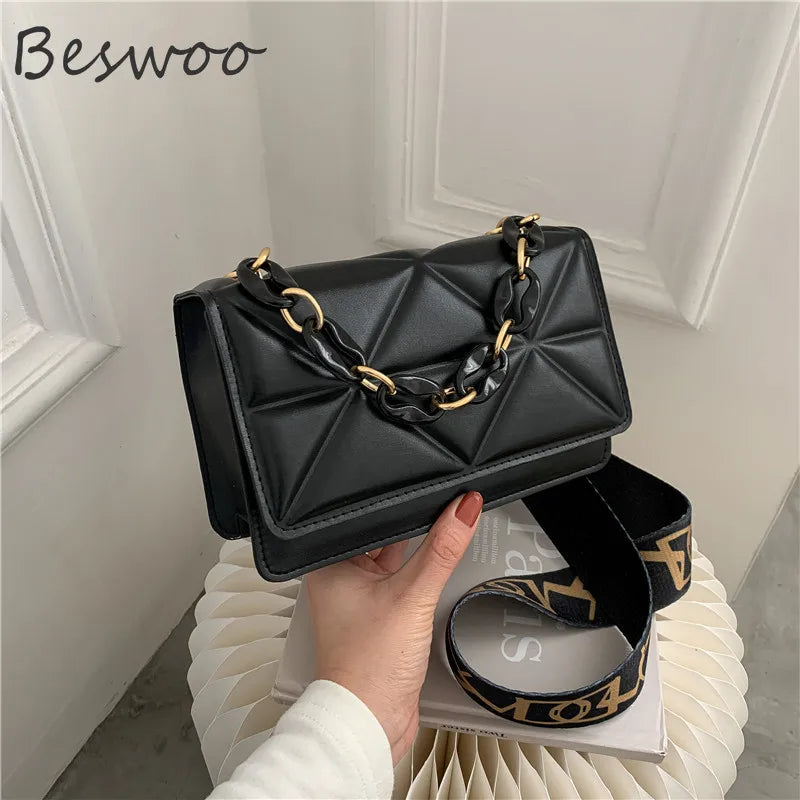 Square Cross-Body Bag for Women