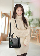 Soft Tassel Shoulder Bag PU Stylish Crossbody Shoulder Bags