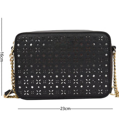 Women's Large Capacity Travel Shoulder Bag PU Leather Messenger Bag