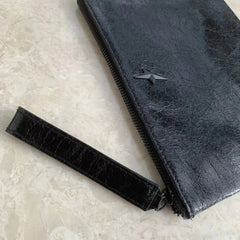 Mugler Makeup Bag Crack Hand Carrying Envelope Wash Bag