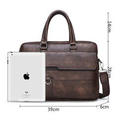 Men Briefcase Bag High Business Famous PU Leather Shoulder Messenger Bags