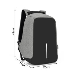 Anti-theft Waterproof Business Backpack 15 Inch USB Rechargeable