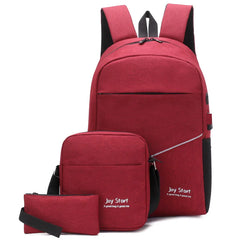 Men's Waterproof Backpack with USB Charging Port