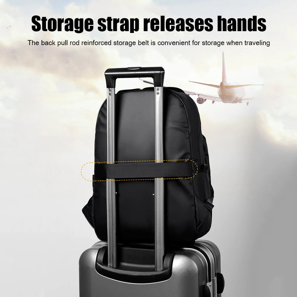 Men's Waterproof Business Laptop Backpack Large Capacity Bagpack