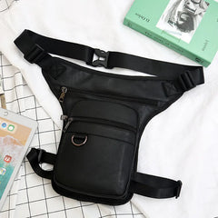Men's Pu sports bag waist bag