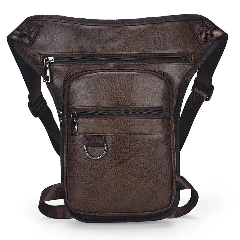 Men's Pu sports bag waist bag