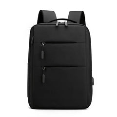 Men's Business Backpack USB Port Large Capacity 15.6-inch