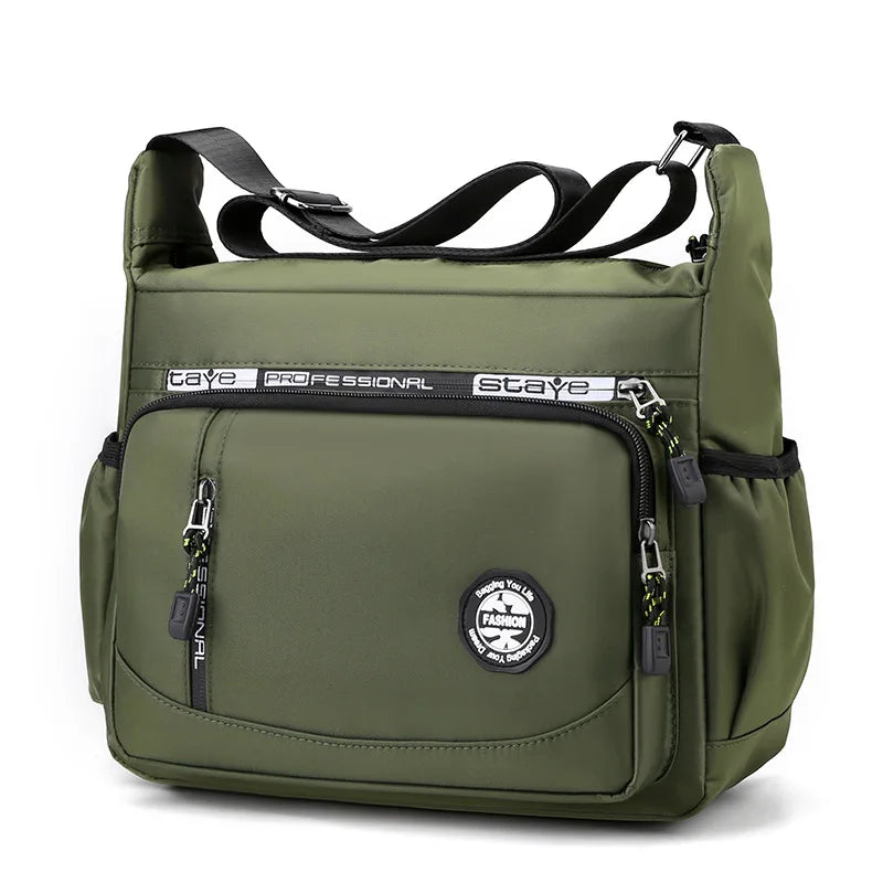 Men's Large-capacity Shoulder Bag for Travel Business