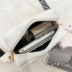 Embroidered Camera Crossbody Bag for Women