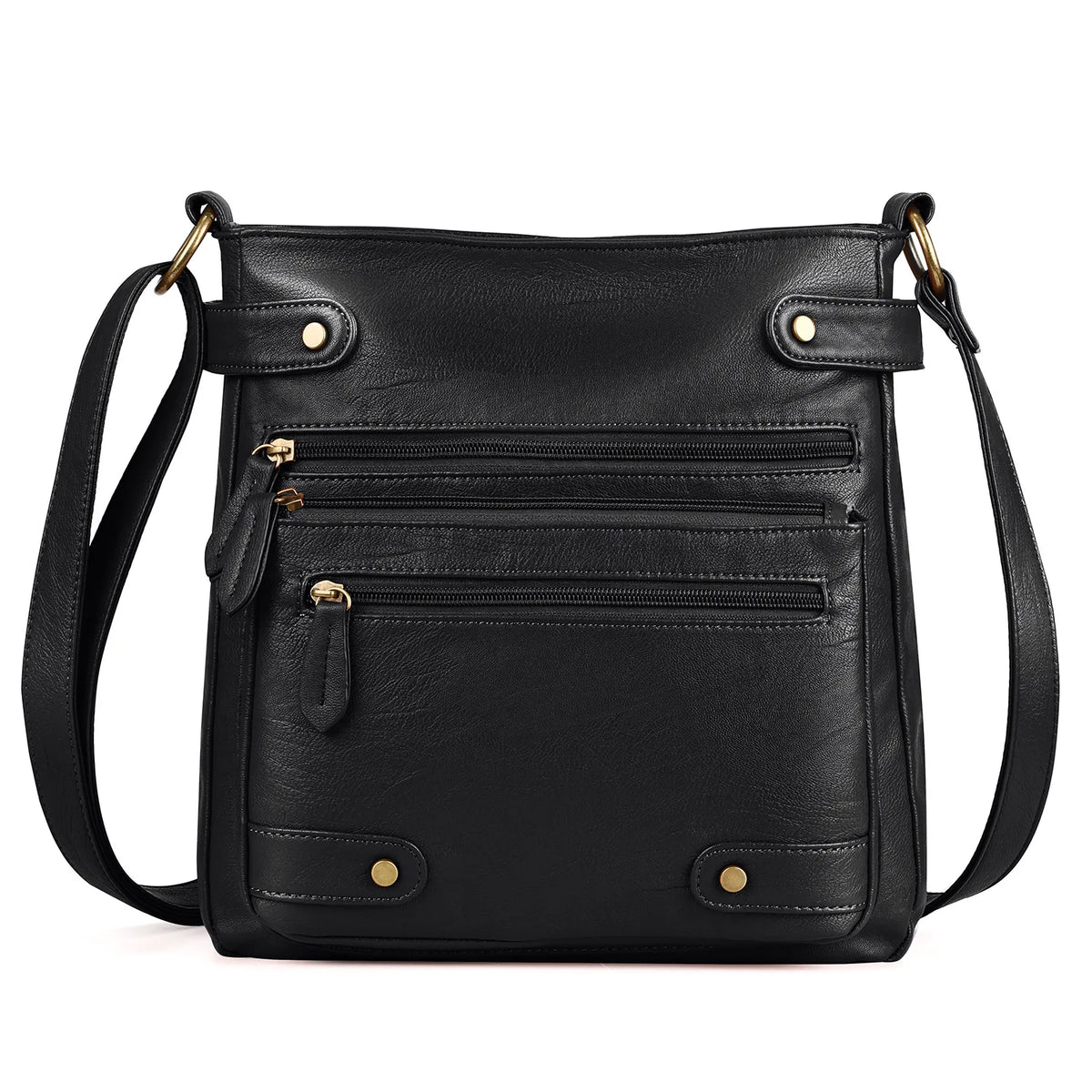PU Leather Shoulder Bag Female Messenger Bag Small Square Bag