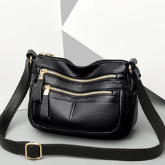 Soft Leather Shoulder Bag Women Casual Messenger Sac A Main Femme