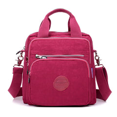 Teenager Casual Solid Women Shoulder Bag Nylon Oxford Mochila