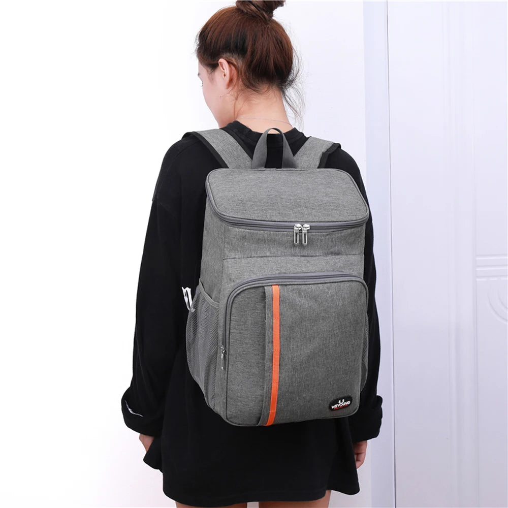 18L Leak Proof Lunch Backpack Thermal Insulated Bag