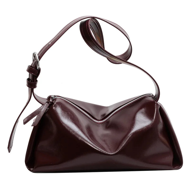 Autumn Winter Large Capacity Shoulder Bag PU Leather Tote