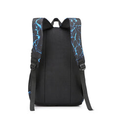 Luminous Schoolbag 3 Piece Set Wear Resistant Backpack Men Women Student
