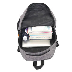 Canvas Backpack School Bag Teenage Girls Unisex Laptop Travel Bag