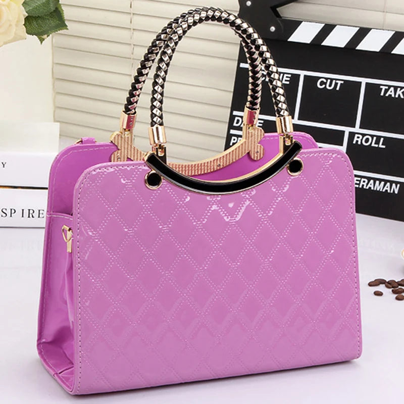 Casual Tote Handbag Messenger Bag Top-Handle Purse Wallet Leather