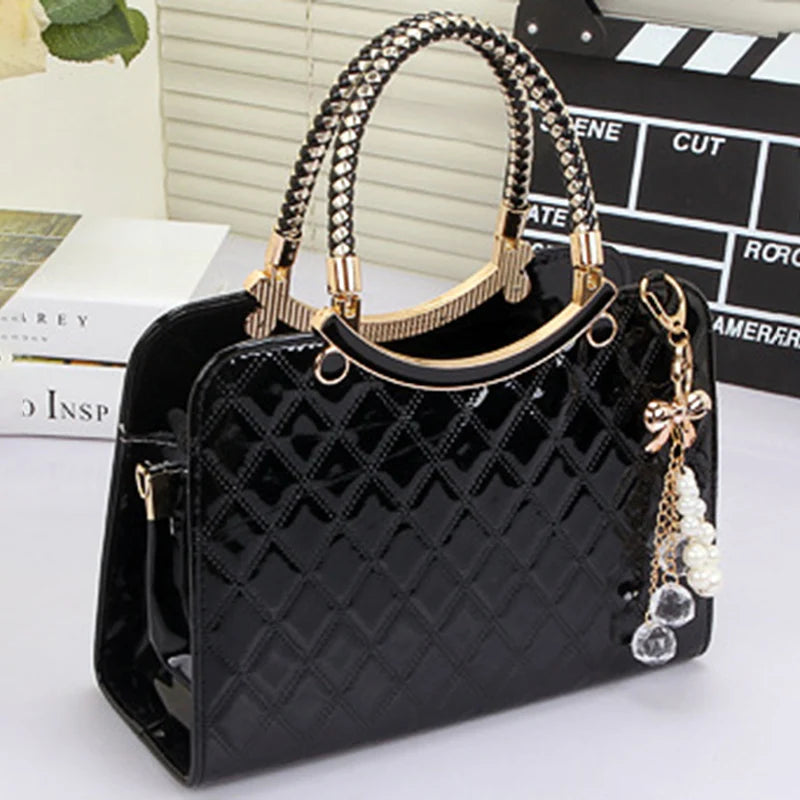Casual Tote Handbag Messenger Bag Top-Handle Purse Wallet Leather
