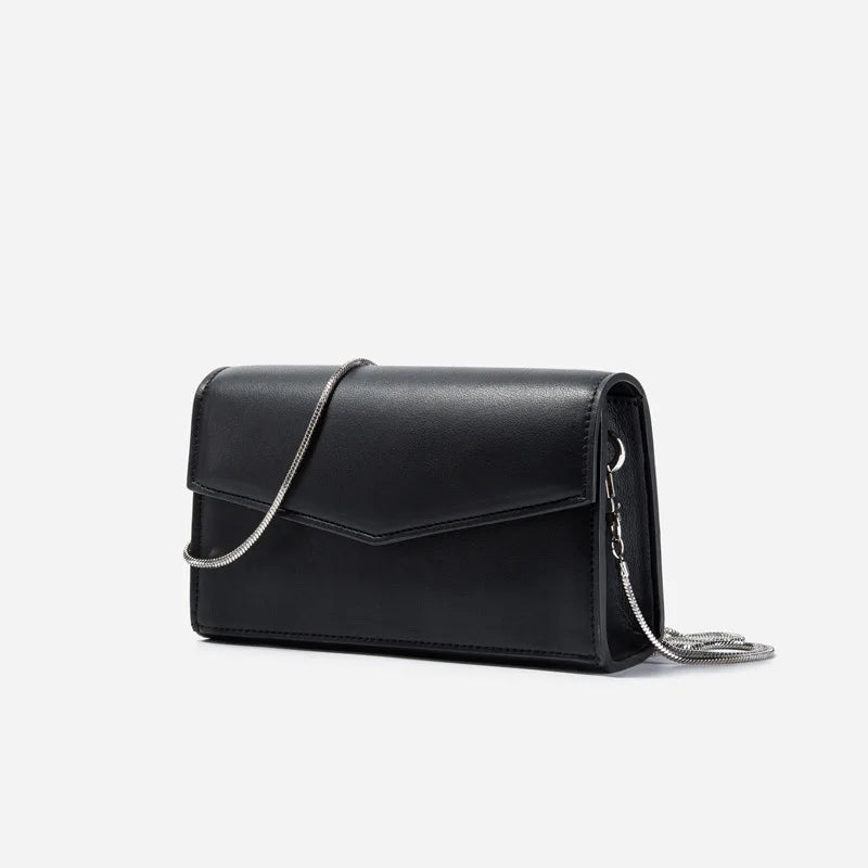 Small Square Messenger Bag with Chain Strap for Women