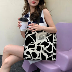 Retro Harajuku Printed Shoulder Bag for Women
