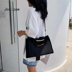 Large Capacity Tote Bag for Women - Solid Handbags