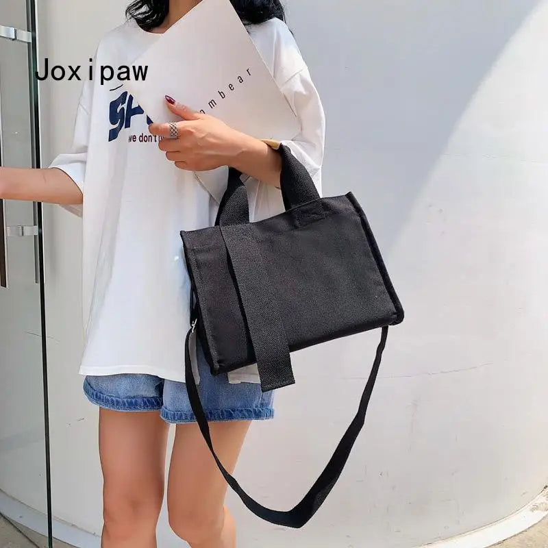 Large Capacity Tote Bag for Women - Solid Handbags