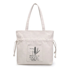 Canvas Shoulder Bag Tote Large Capacity Travel Backpack Handbag