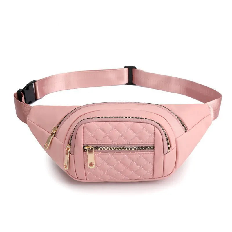 Canvas Women Messenger Bag Sports Waist Pack Crossbody Bag