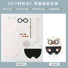 DIY Bag Set Carton Shoulder Strap Handbag Leather Cover Hardware Accessories