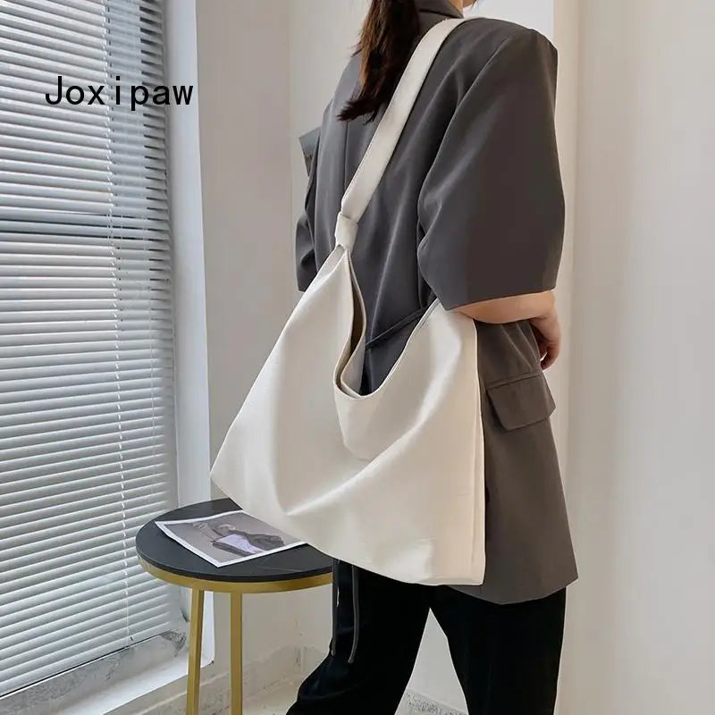 Casual Soft Pu Leather Shoulder Bag for Women Large Capacity Crossbody Bags