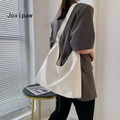 Casual Soft Pu Leather Shoulder Bag for Women Large Capacity Crossbody Bags