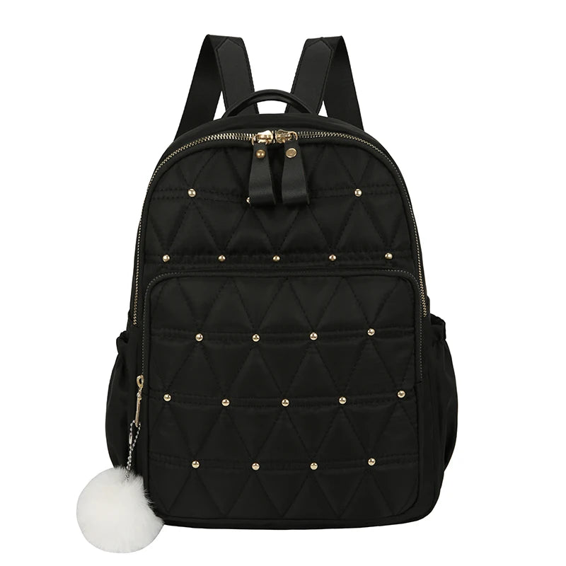 Casual Women Backpack Ladies Nylon Rucksack Anti Theft Travel Bagpacks Female