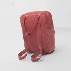 Corduroy Toddler Backpack, Solid Color Bag