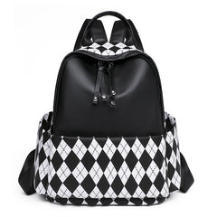 Classic Leather Backpack & Shoulder Bag Combo