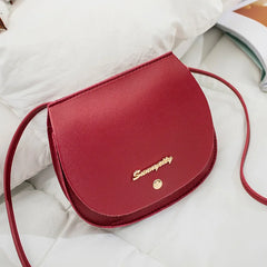 Japanese Style Saddle Bag One Shoulder Handbag