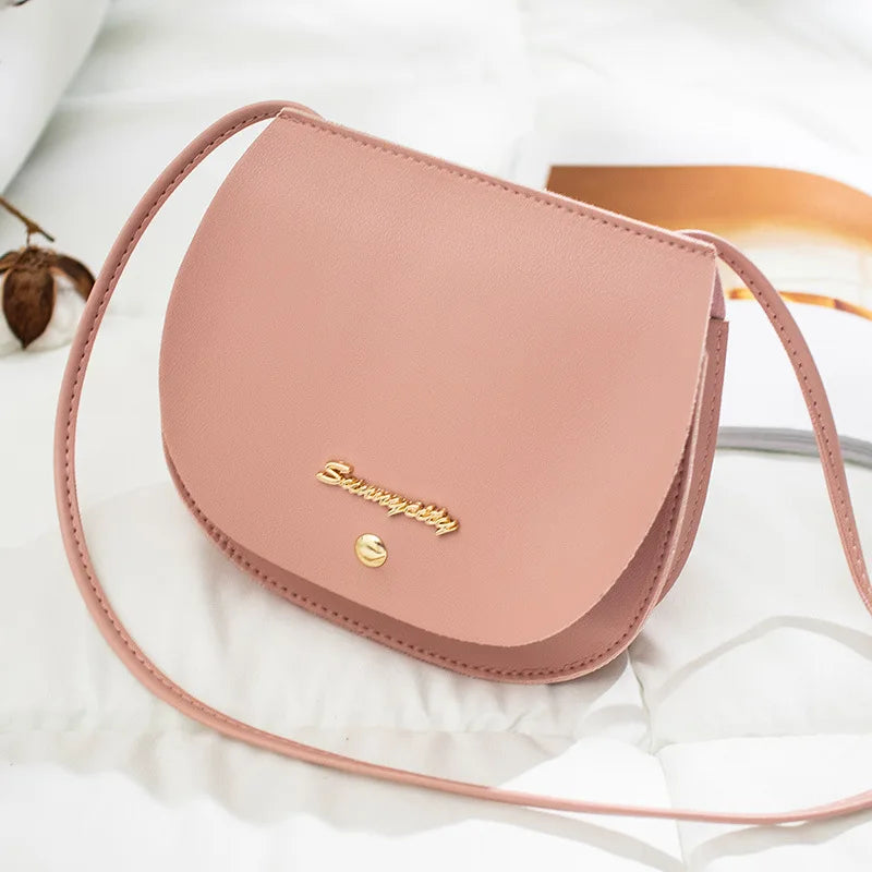 Japanese Style Saddle Bag One Shoulder Handbag