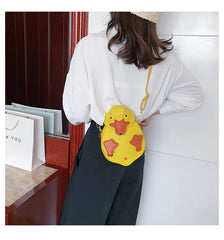 Duck Shoulder Bag Small Cross-body Unique Animal Bag