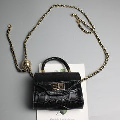 Women Mini Waist Packs PU Leather Waist Belt With Lipstick Bag