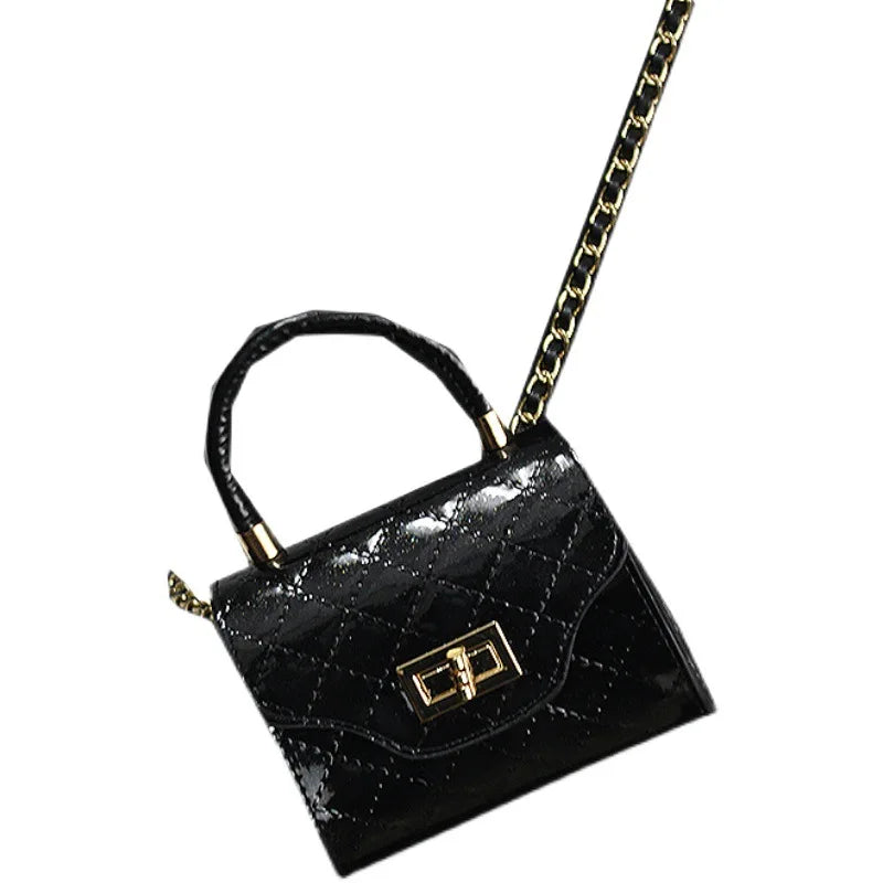 Women Mini Waist Packs PU Leather Waist Belt With Lipstick Bag