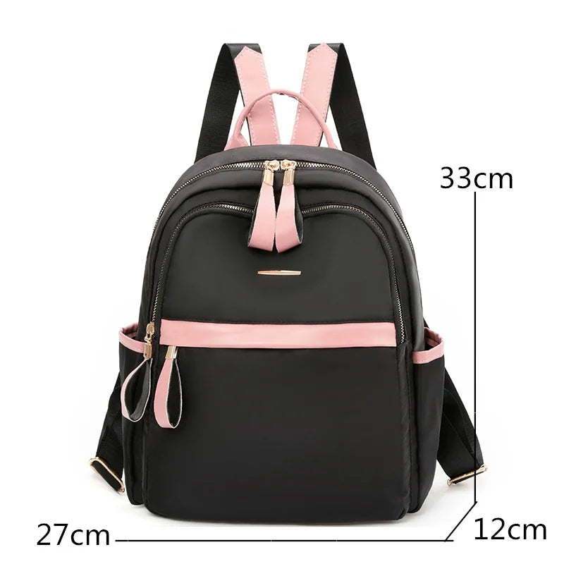 Oxford Backpack Women Large Capacity Travel Bag Girls School Rucksack